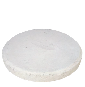pastelón circular hormigón gris 50cm